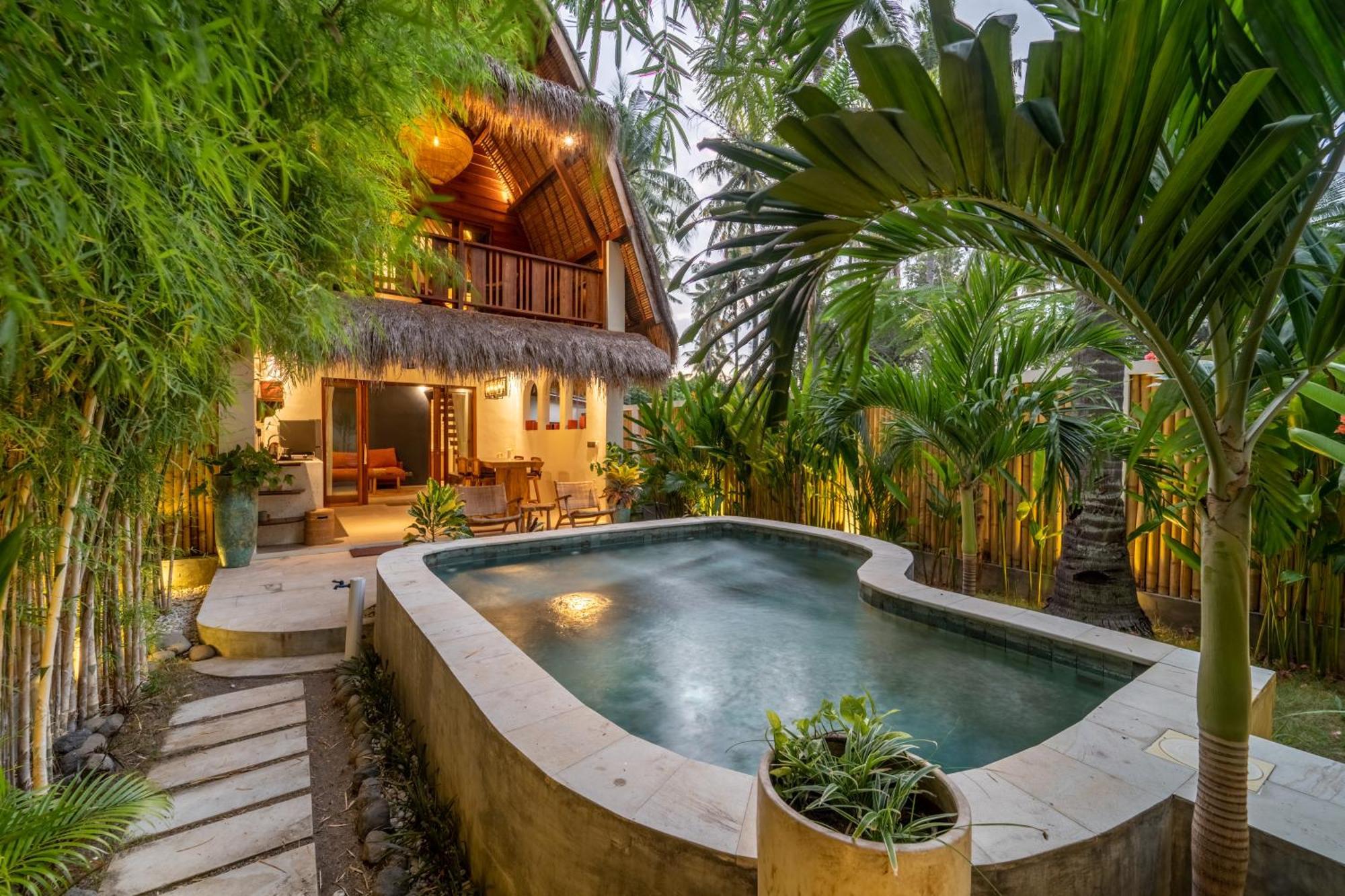 La Villa Loca Gili Air Exterior foto