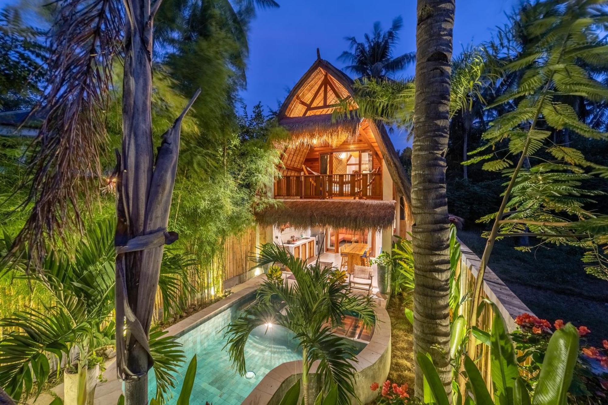 La Villa Loca Gili Air Exterior foto